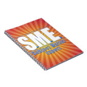 KMU-LOGO-THEMA EXPERTE WEISS/BLAU NOTIZBLOCK (Rechte Seite)