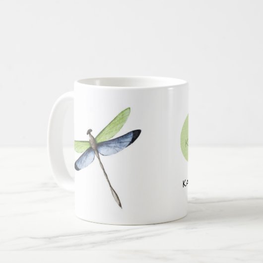KN Libellen-Tasse Kaffeetasse (Vorderseite Links)