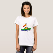 KN, lustige Kayaking Ente T-Shirt (Vorne ganz)