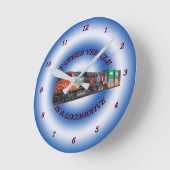 KN meine andere Fahrzeug-Wanduhr Runde Wanduhr (Winkel)