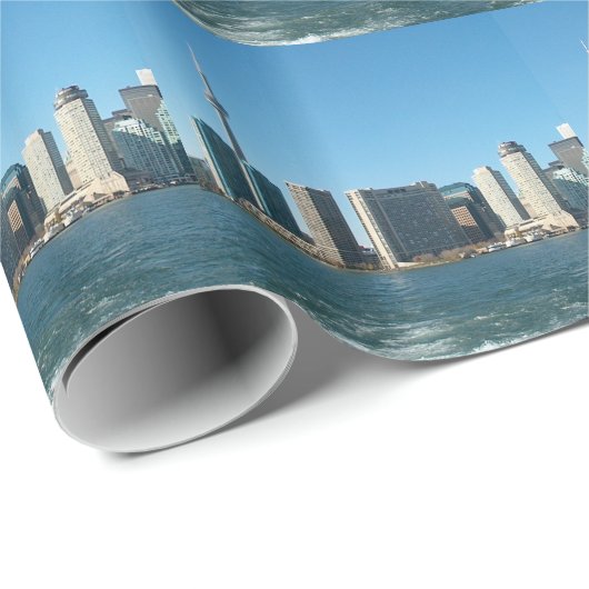 KN-Turm-Toronto-Ansicht von der Mitte-Insel im Geschenkpapier (Rolleneckpunkt)