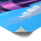 Knaben im Himmel, Acrylmalerei Poster (Ecke)