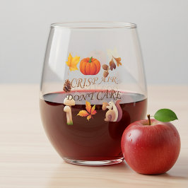 Knackige Luft, kümmern Sie sich nicht Weinglas Ohne Stiel