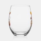 Knackige Luft, kümmern Sie sich nicht Weinglas Ohne Stiel (Links)