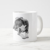 Knackige Luft, stetiger Blick Jumbo-Tasse (Vorderseite Rechts)