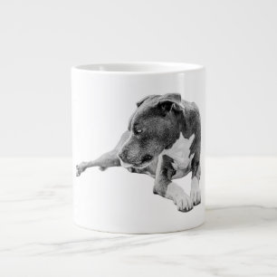 Knackige Luft, stetiger Blick Jumbo-Tasse