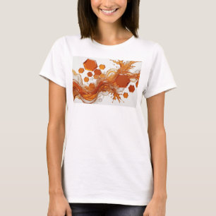 Knackige Orange ABSTRACT ART Design v2 T-Shirt