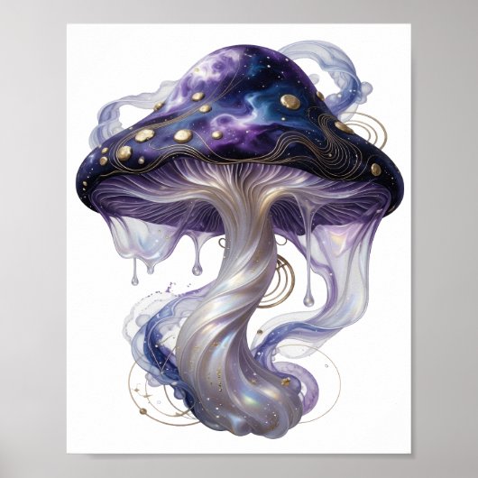 Knackiges Gold ABSTRACTE KUNST Grafikdesign Poster (Vorne)