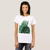 Knackiges Grün GREEN COINS Statement Design T-Shirt (Vorne ganz)