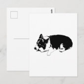 knackiges Hallo, Corgi ruhig Postkarte (Vorne/Hinten)
