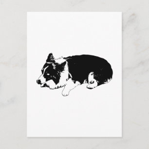 knackiges Hallo, Corgi ruhig Postkarte