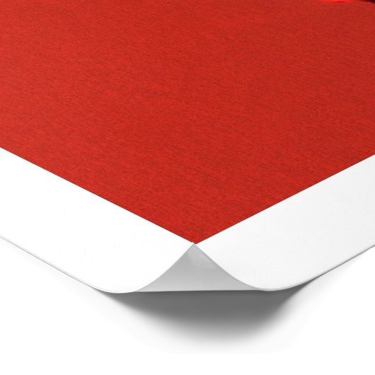 knackiges Lächeln Poster (Ecke)