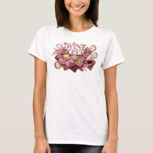 Knackiges Pink WINE EXPERT Custom T-Shirt