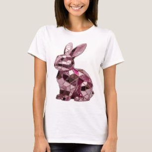 Knackiges Rosa ABSTRACT ART Fashion Print T-Shirt