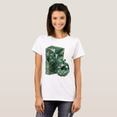 Knackiges Silber ABSTRACT ART Design v3 T-Shirt (Vorne ganz)