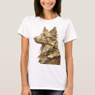 Knackiges Silber ABSTRACT ART Künstlerisches Motiv T-Shirt