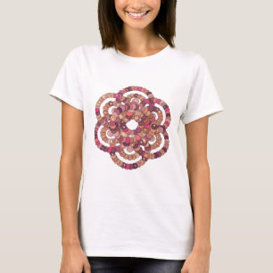 Knackiges Silber ABSTRACT ART Künstlerisches Motiv T-Shirt
