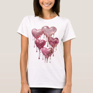 Knackiges Silber ABSTRACT ART Kunstprint T-Shirt