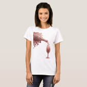 Knackiges Silber ABSTRACT ART Statement Design T-Shirt (Vorne ganz)
