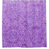 Knackter violetter Duschvorhang (Vorderseite)