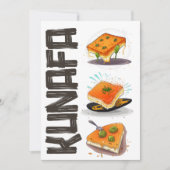 Knafeh Kunafa Kunafeh wurde von der AI hergestellt Einladung (Vorderseite)