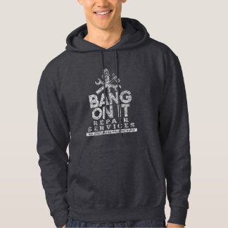 Knall auf IT-Reparaturdienste White Gfx Hoodie