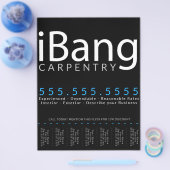 Knall. Carpentry Roofer Renovation Tearsheet Ad Flyer (Einzeln)