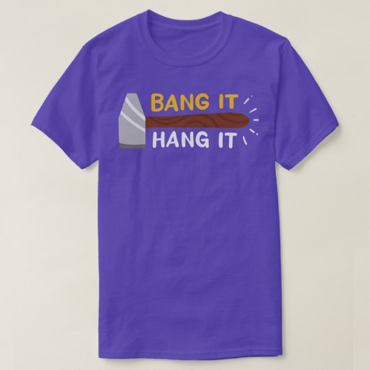 Knall es und hang es T-Shirt (Design vorne)