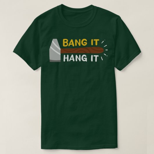 Knall es und hang es T-Shirt (Design vorne)