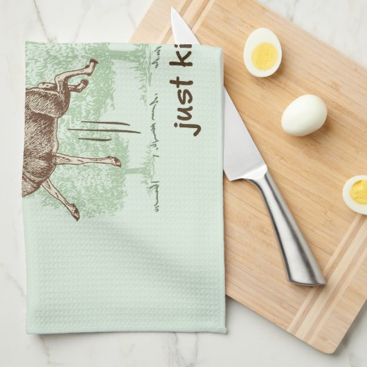 Knall! Hör auf! Spaß Handtuch (Viertel Falte)