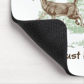 Knall! Ich mach nur Schluss! Funny Junting Mousepad (Ecke)