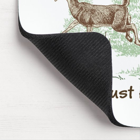 Knall! Ich mach nur Schluss! Funny Junting Mousepad (Ecke)