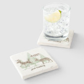 Knall! Ich mach nur Schluss! Jagd Steinuntersetzer (Seitenansicht)