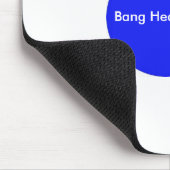 Knall-Kopf hier Mousepad (Ecke)