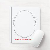 KNALL-KOPF HIER MOUSEPAD (Mit Mouse)