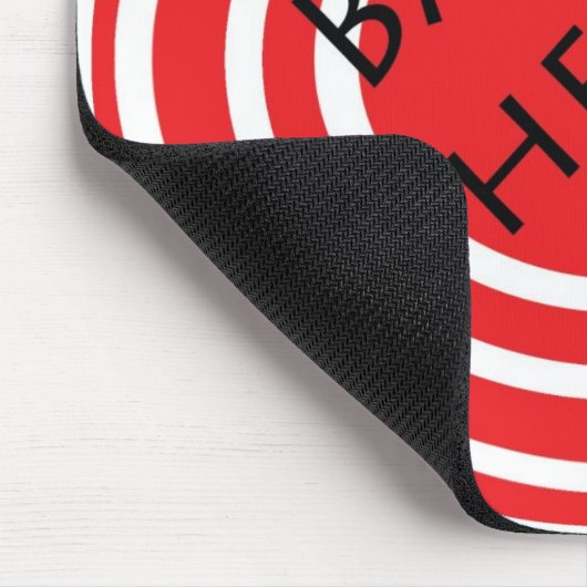 Knall-Kopf hier Mousepad (Ecke)