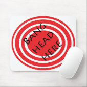 Knall-Kopf hier Mousepad (Mit Mouse)