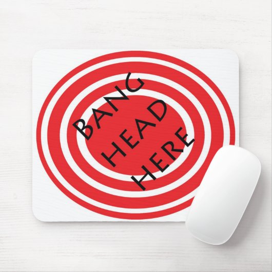 Knall-Kopf hier Mousepad (Mit Mouse)
