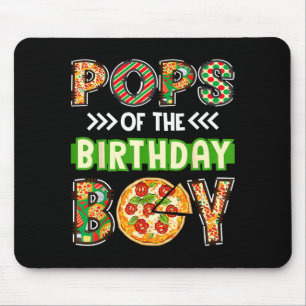 Knaller des Jungen Geburtstags Junge Pizzaliebhabe Mousepad
