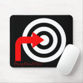 Knallkopf hier mousepad (Mit Mouse)