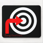 Knallkopf hier mousepad (Vorne)