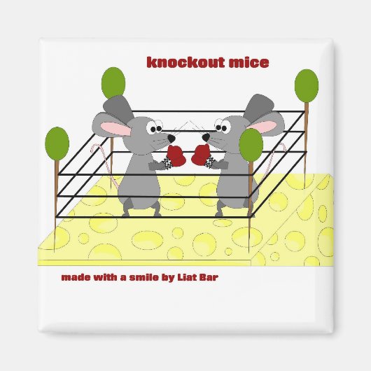 Knallmäuse Magnet (Vorne)