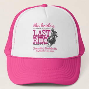 Knallpink Die letzte Fahrt der Braut Truckerkappe