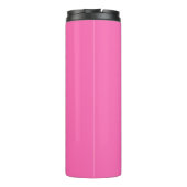 Knallpink Thermosbecher (Rückseite)