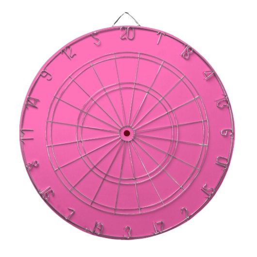 Knallrosa Dartscheibe (vorne)
