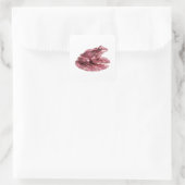 Knallrosa PINK FROG Sticker Motiv (Tasche)