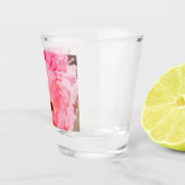 Knallrosa Schnapsglas (Rechts)