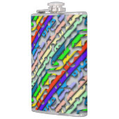 Knallt sich zusammen nahtlos Muster 07 + Ihr Backg Flachmann (Links)