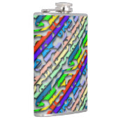 Knallt sich zusammen nahtlos Muster 07 + Ihr Backg Flachmann (Rechts)