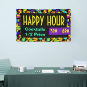 Knallt sich zusammen nahtlos Muster 09 + Ihr Backg Banner (Messeveranstaltung)